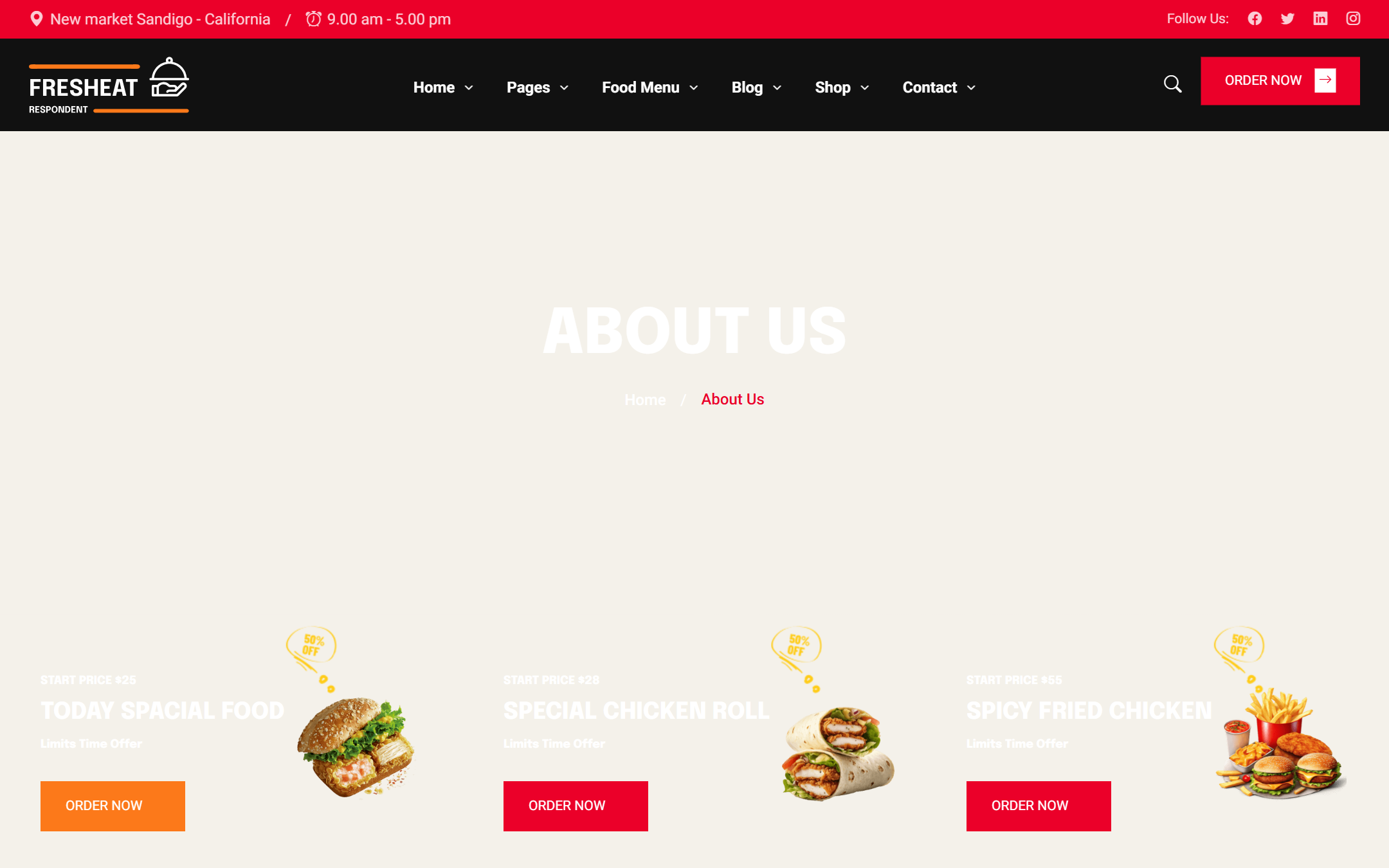 Website Menu Digital & Reservasi Meja Restoran Modern - Profil Chef & Resto