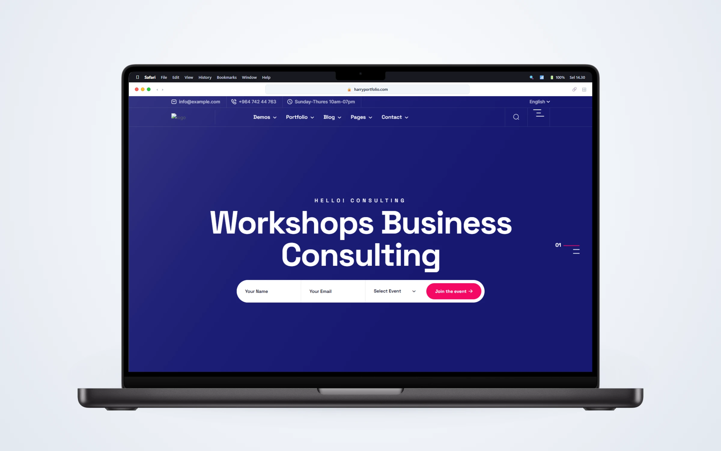 Website Portofolio Multifungsi Profesional & Agency